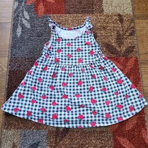 The Childrens Place 18-24M Gingham Strawberry Girls Dress